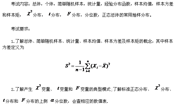 2016年考研數(shù)學大綱解析：概率之數(shù)理統(tǒng)計1