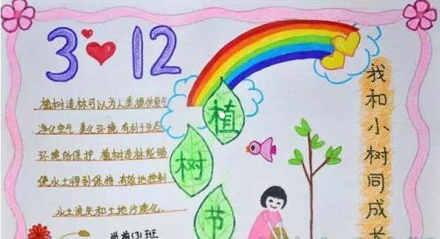 關(guān)于2020植樹節(jié)的手抄報(bào)_植樹節(jié)手抄報(bào)圖片大全簡單